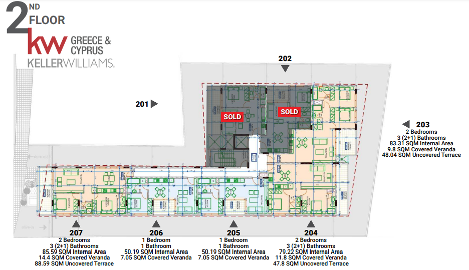 2 bedrooms Apartment in Livadia, Larnaka, Cyprus No. 63310