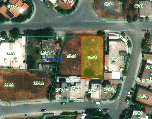554m2 Terreno en Strovolos, Nicosia, Chipre No. 40317