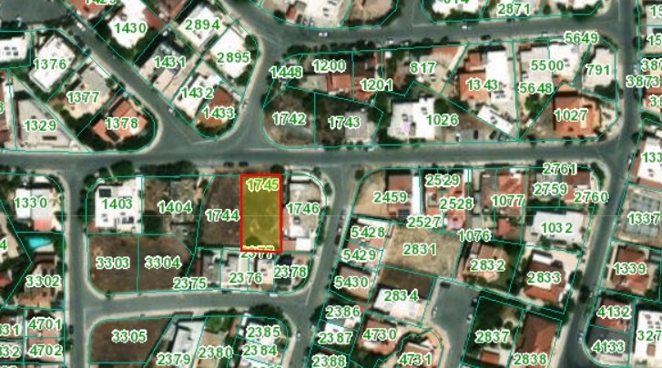 554m2 Terreno en Strovolos, Nicosia, Chipre No. 40317