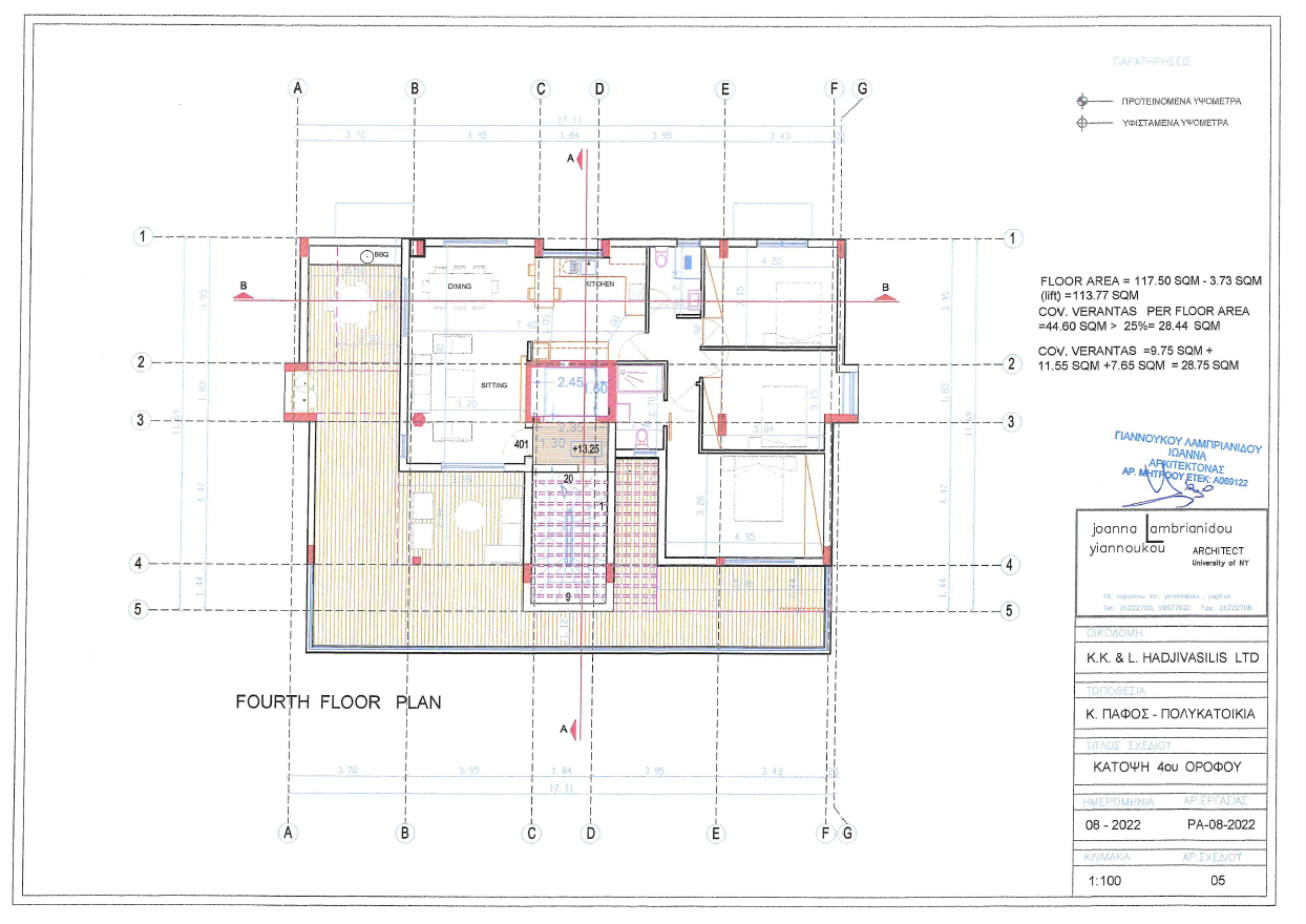 3 bedrooms Penthouse in Paphos, Cyprus No. 65200