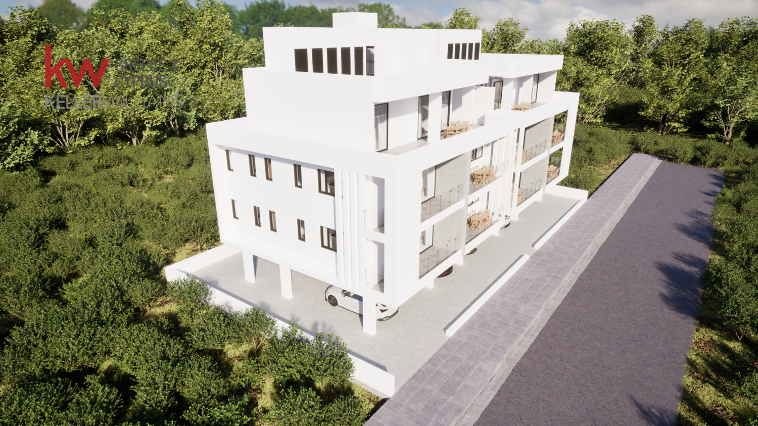 Квартира с 2 спальнями в Ларнака, Кипр № 60904