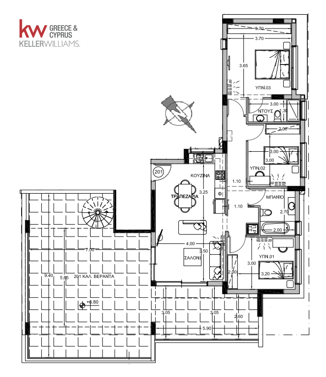 3 bedrooms Apartment in Latsia, Nicosia, Cyprus No. 60540