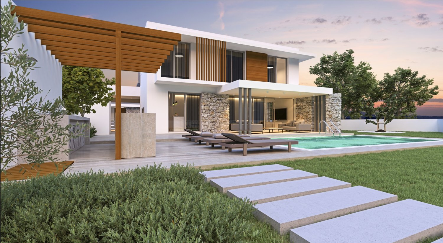 4 bedrooms Villa in Pervolia, Larnaka, Cyprus No. 63041