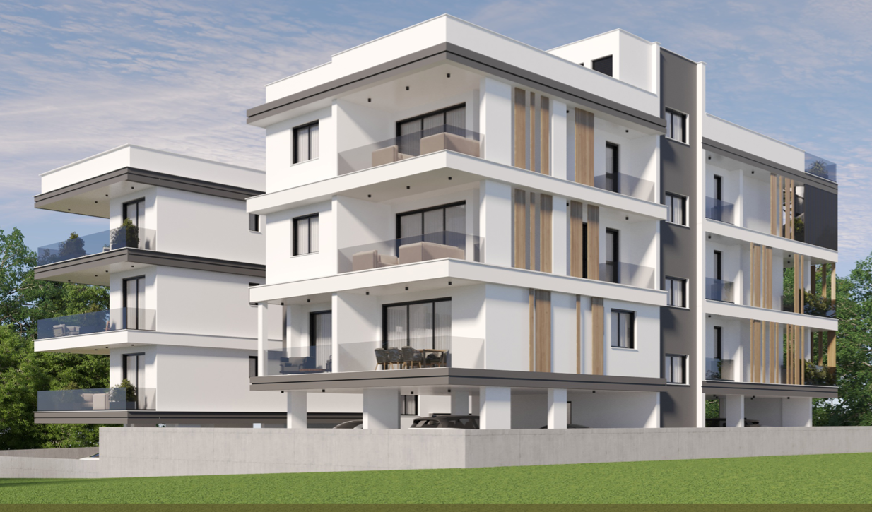 Квартира с 2 спальнями в Арадипу, Ларнака, Кипр № 61477