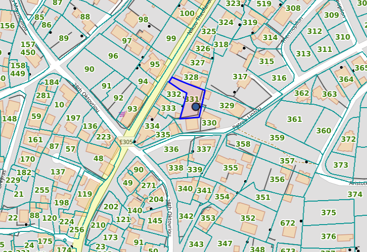 Земельный участок 704м2 в Ксилофагу, Ларнака, Кипр № 61444