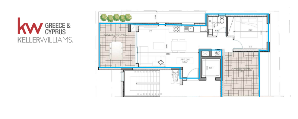 1 dormitorio Apartamento en Livadia, Larnaka, Chipre No. 60332