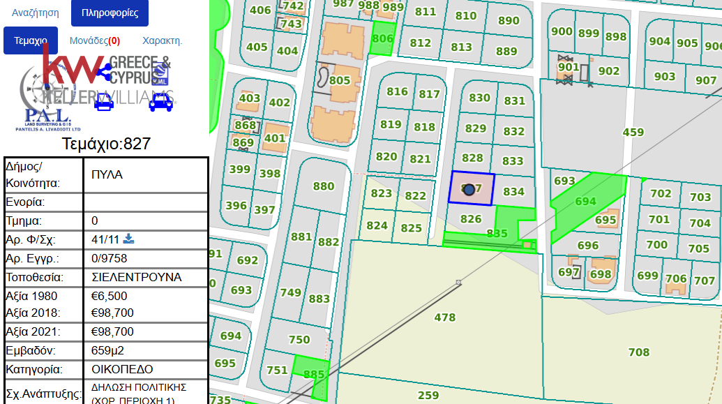 659m2 Land in Pyla, Larnaka, Cyprus No. 52145