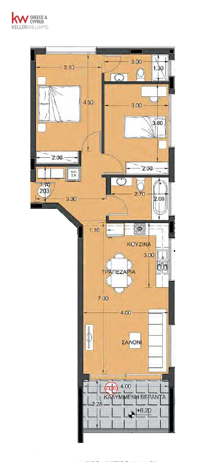 2 bedrooms Apartment in Lakatamia, Nicosia, Cyprus No. 62174