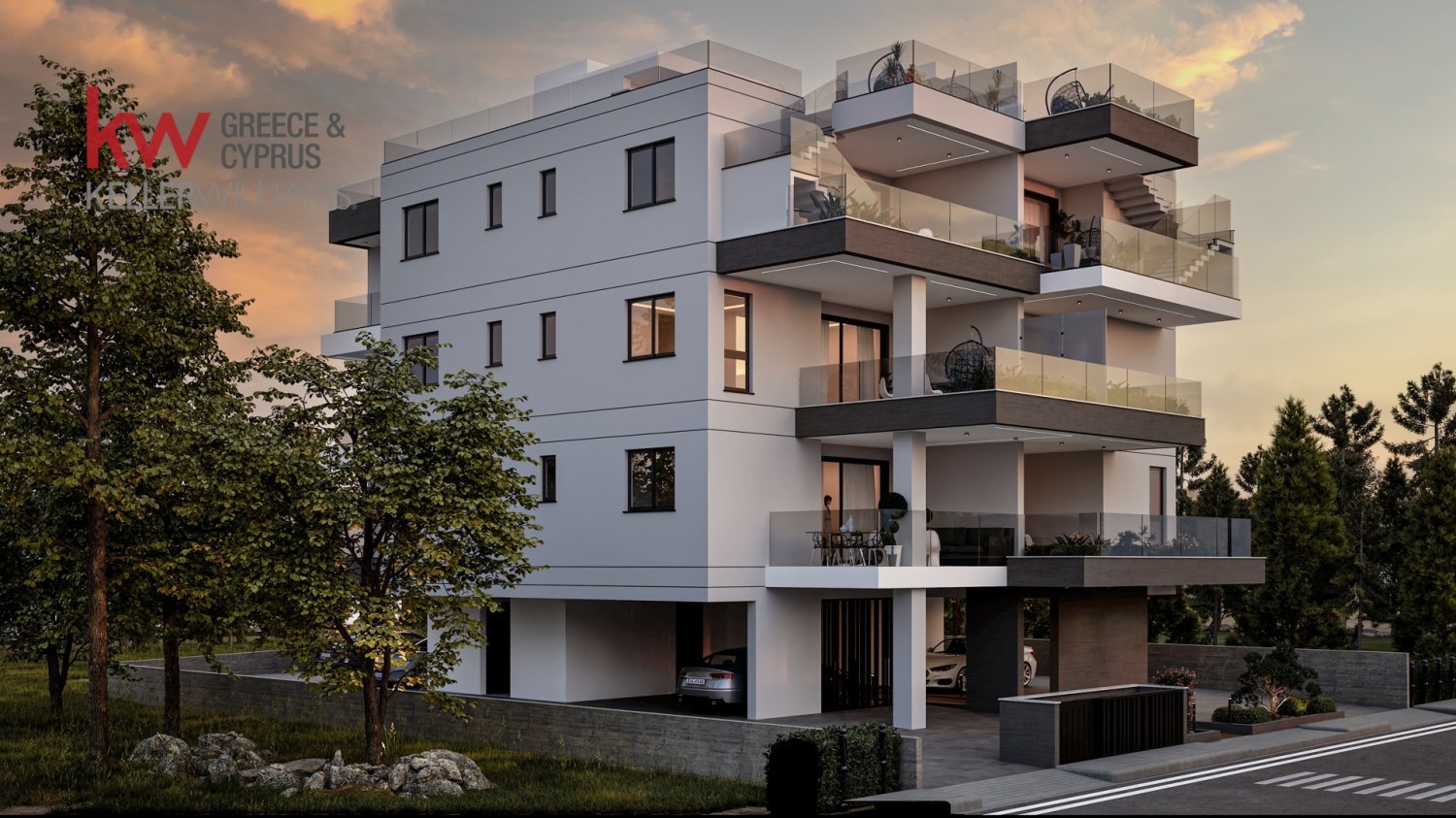 Квартира с 2 спальнями в Ларнака, Кипр № 62956
