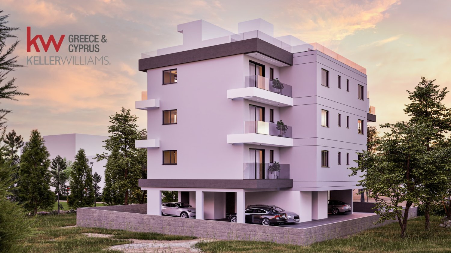 Квартира с 2 спальнями в Ларнака, Кипр № 62956