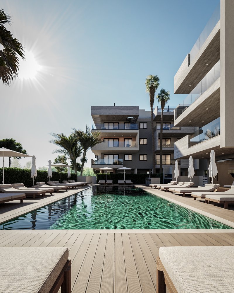 3 dormitorios Apartamento en Dromolaxia, Larnaka, Chipre No. 63175