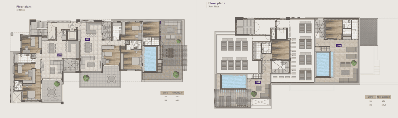 3 chambres Penthouse à Limassol, Chypre No. 64046