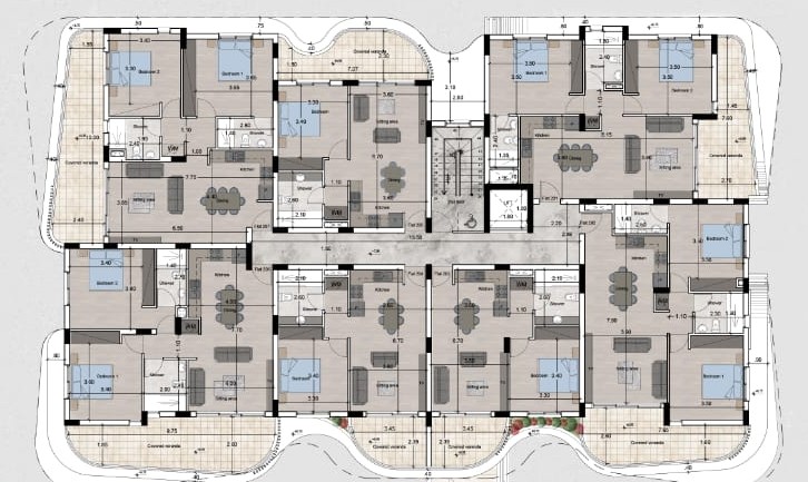 2 bedrooms Apartment in Larnaca, Larnaka, Cyprus No. 63500