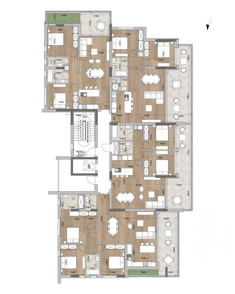 2 dormitorios Apartamento en Agios Nektarios, Limassol, Chipre No. 61864