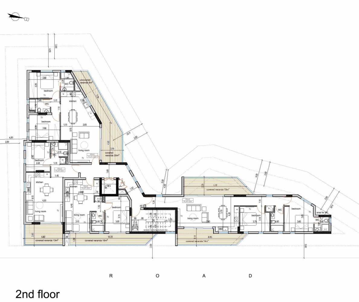2 bedrooms Apartment in Larnaca, Larnaka, Cyprus No. 63691