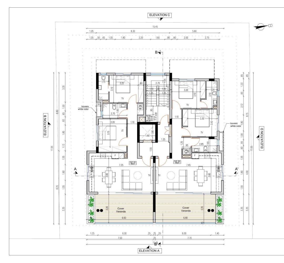 2 bedrooms Apartment in Larnaca, Larnaka, Cyprus No. 63705