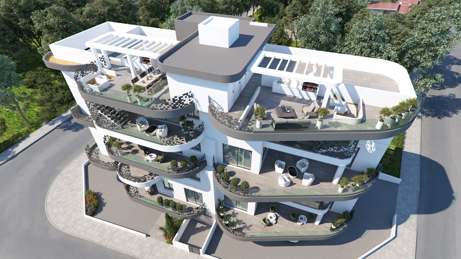 2 bedrooms Penthouse in Larnaca, Larnaka, Cyprus No. 65341