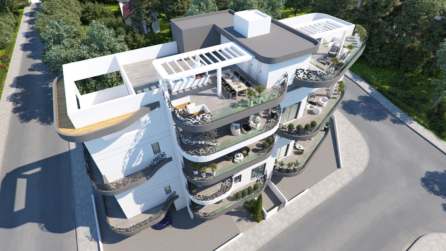 2 bedrooms Penthouse in Larnaca, Larnaka, Cyprus No. 65341