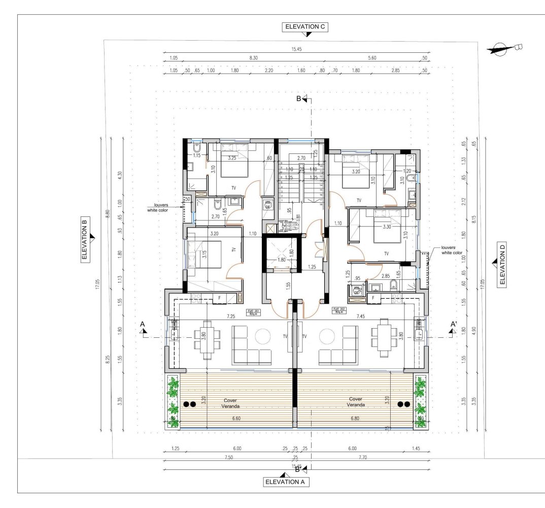 2 bedrooms Apartment in Larnaca, Larnaka, Cyprus No. 63703