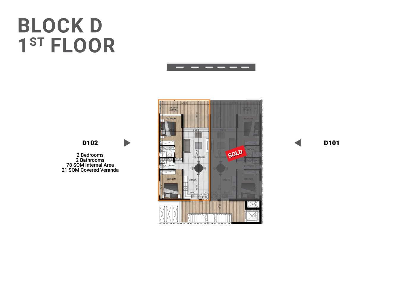 2 chambres Appartement à Larnaca, Larnaka, Chypre No. 65276