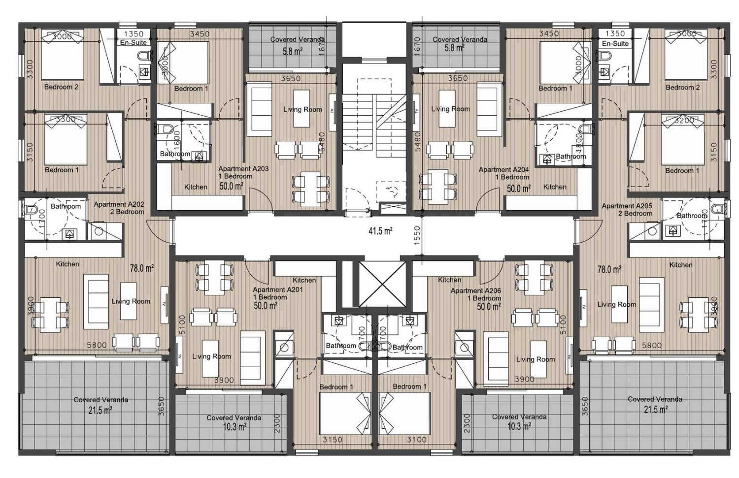 2 bedrooms Apartment in Limassol, Cyprus No. 63711