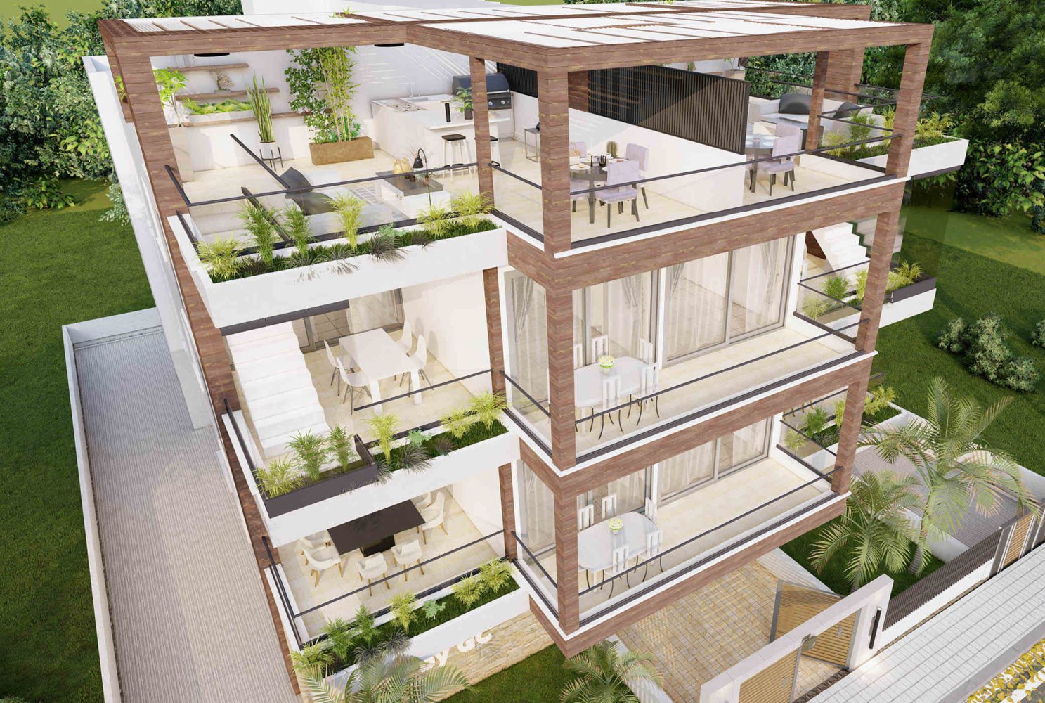 2 bedrooms Penthouse in Larnaca, Larnaka, Cyprus No. 63426