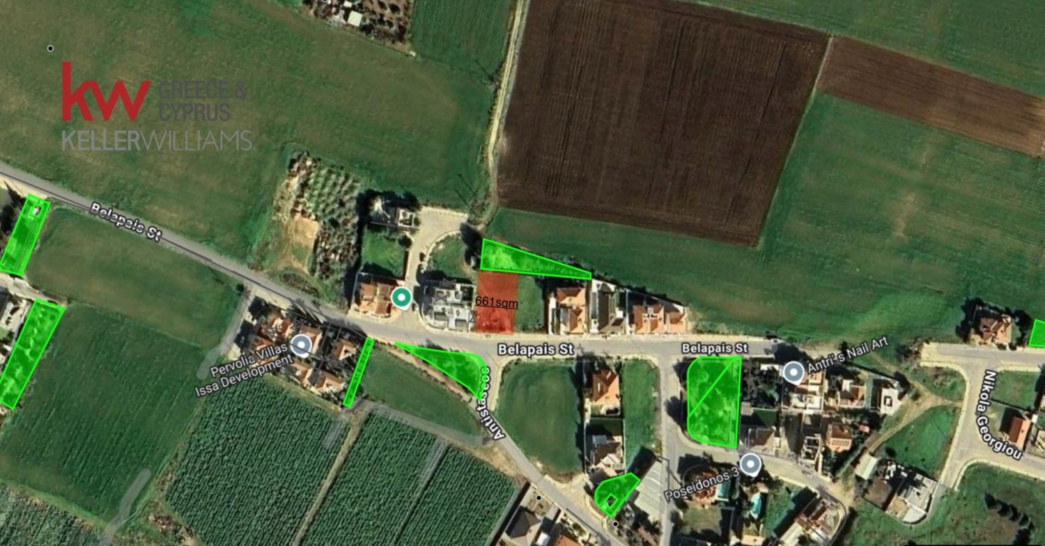 661m2 Land in Pervolia, Larnaka, Cyprus No. 56772