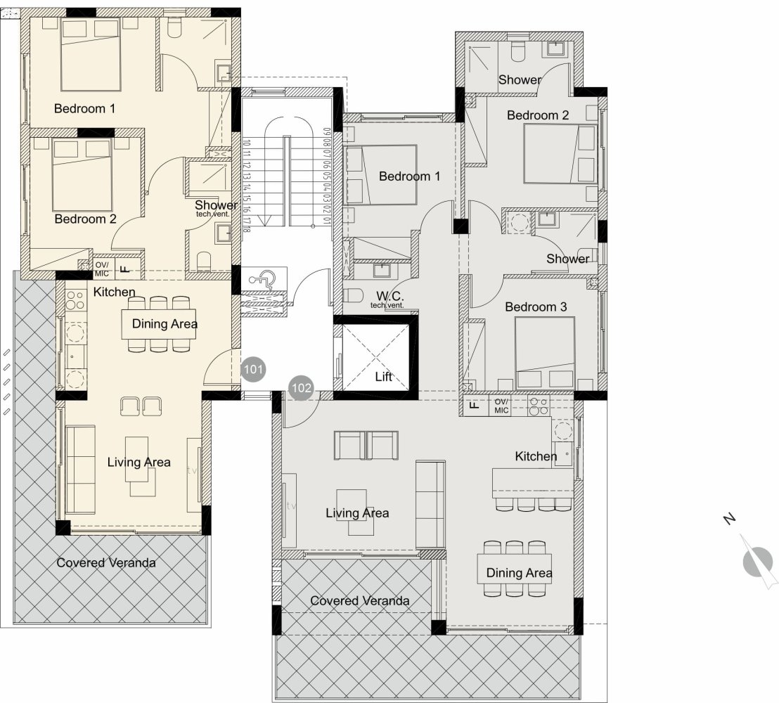 2 chambres Appartement à Paphos, Chypre No. 64094