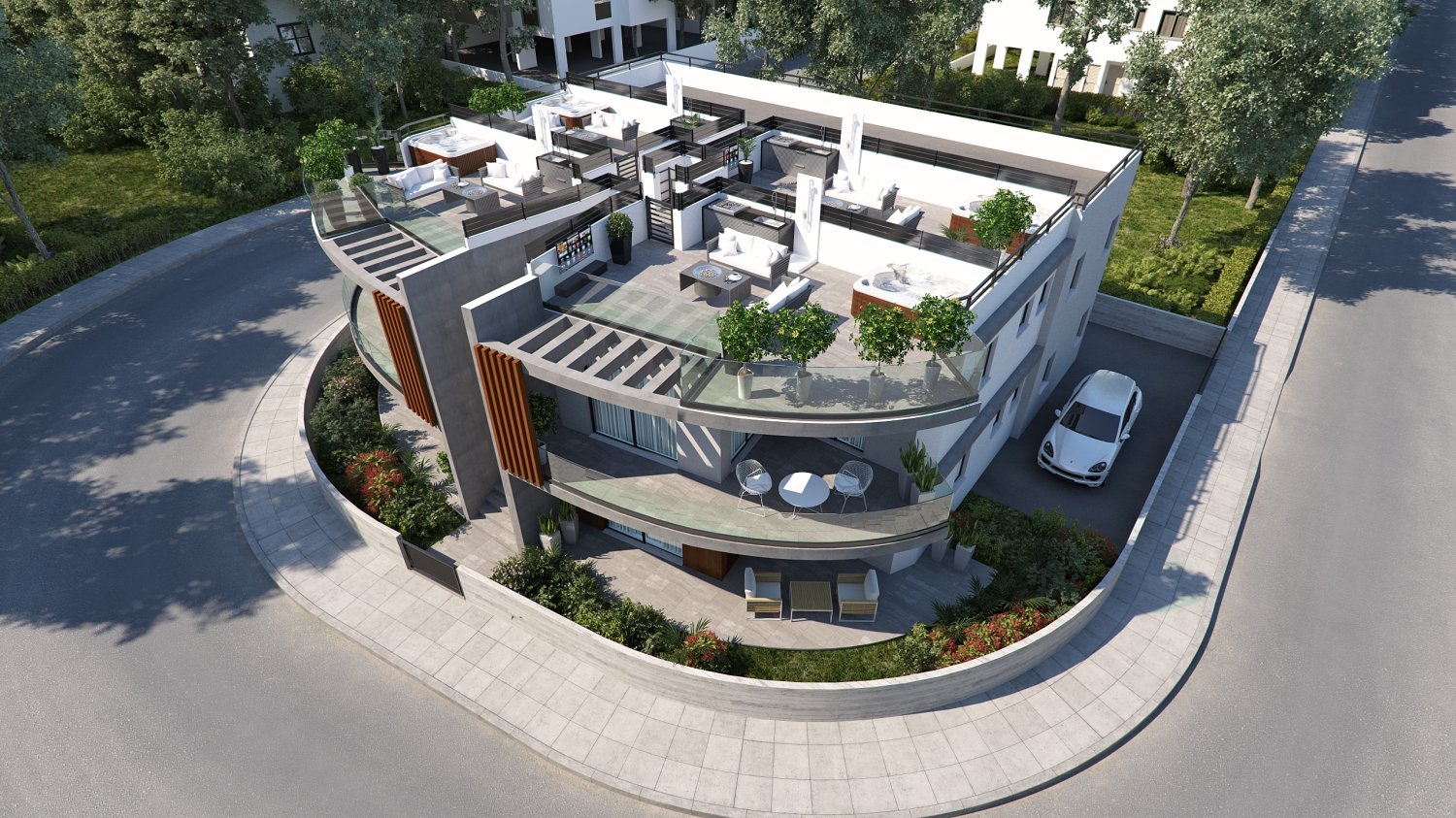 3 bedrooms Apartment in Paphos, Cyprus No. 65155
