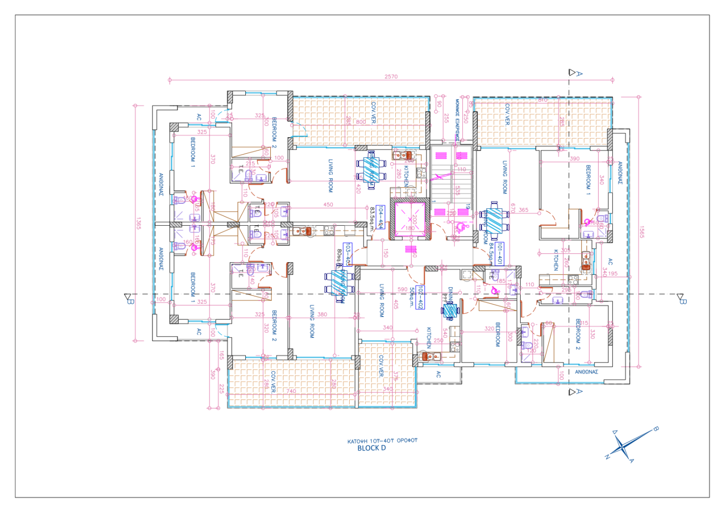 1 bedroom Apartment in Larnaca, Larnaka, Cyprus No. 64891
