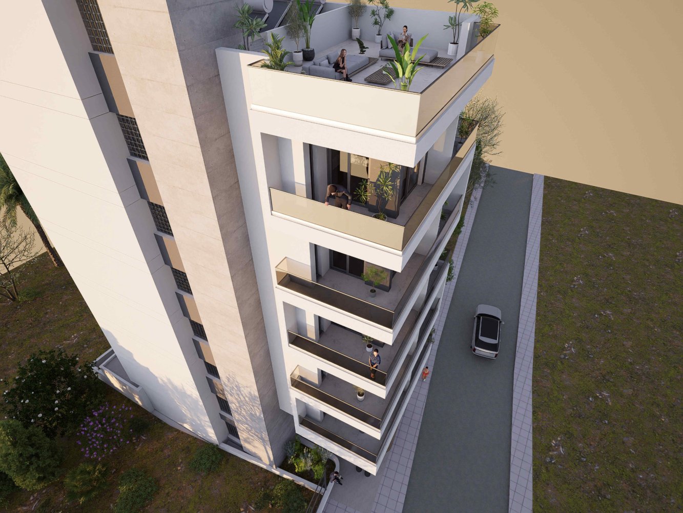 1 dormitorio Dúplex en Larnaca, Larnaka, Chipre No. 62582