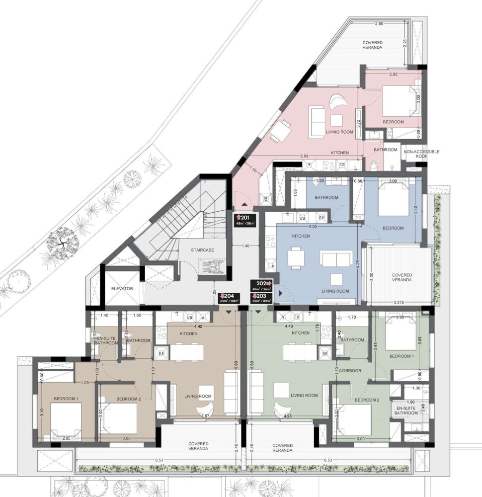 1 bedroom Apartment in Limassol, Cyprus No. 64610