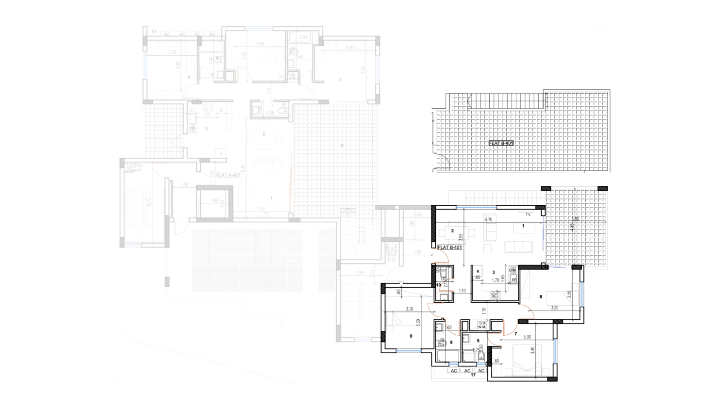3 bedrooms Penthouse in Larnaca, Larnaka, Cyprus No. 65367