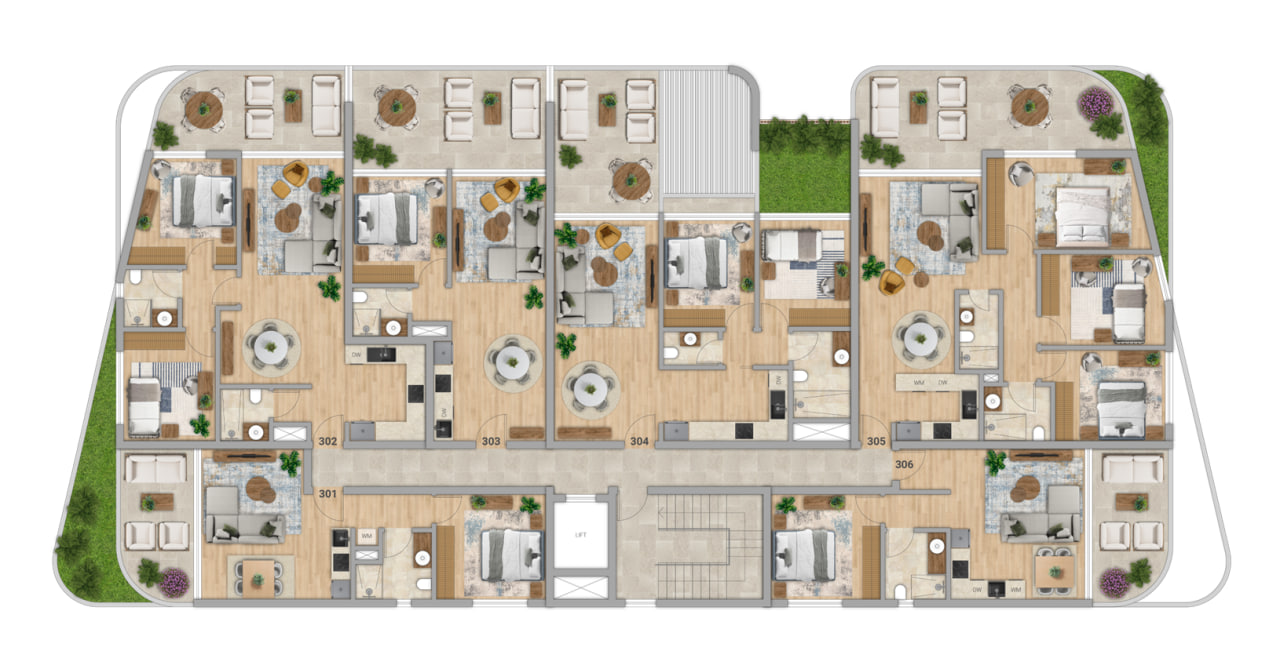 2 bedrooms Apartment in Limassol, Cyprus No. 64038
