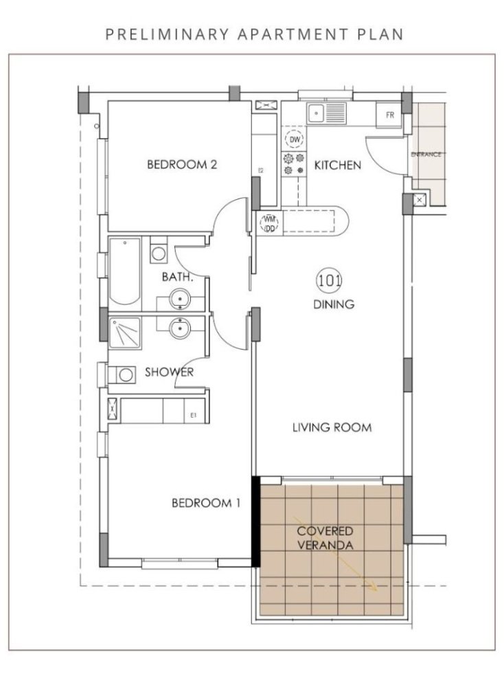 2 chambres Appartement à Paphos, Chypre No. 63578