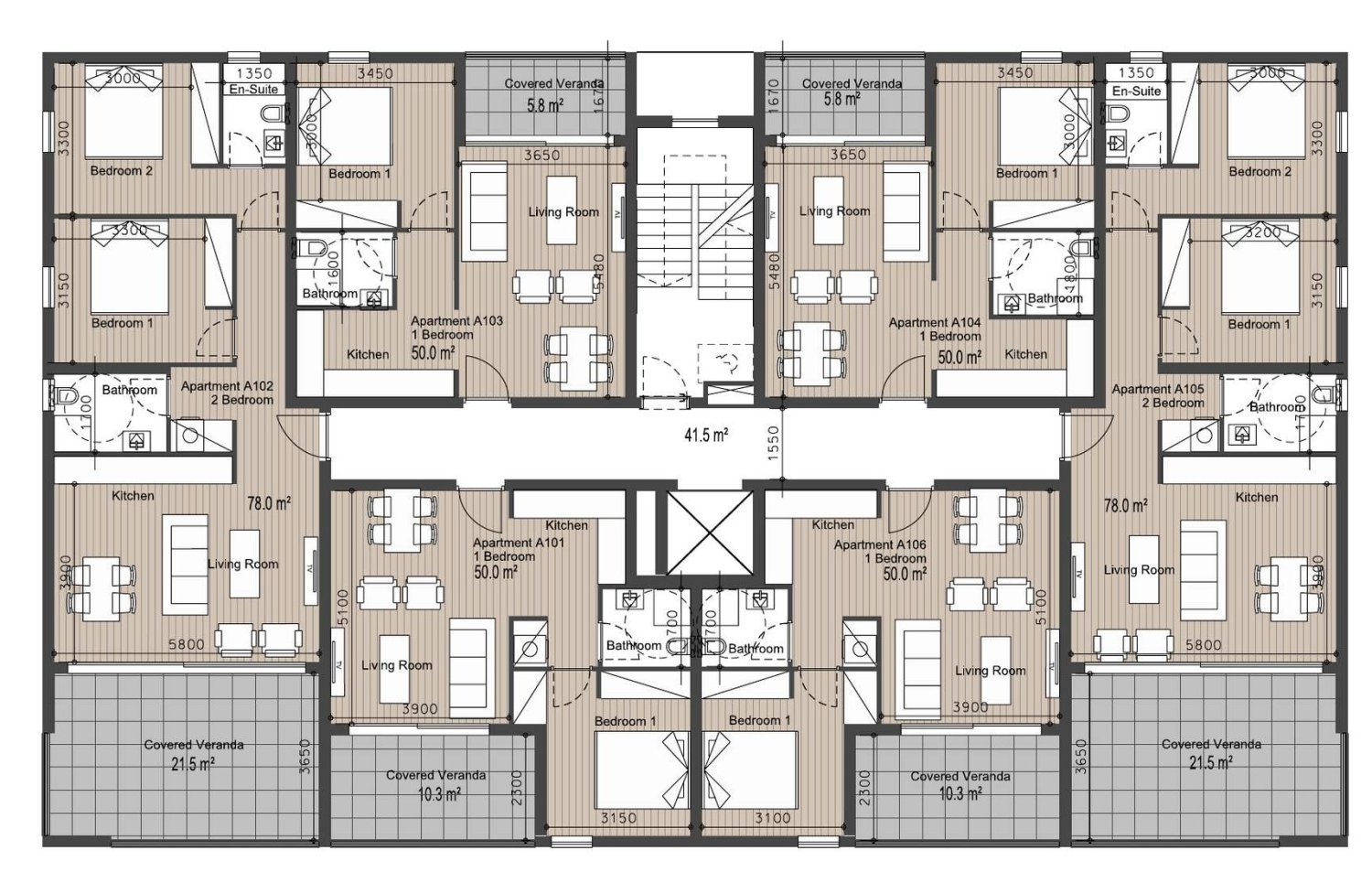1 bedroom Apartment in Limassol, Cyprus No. 63709
