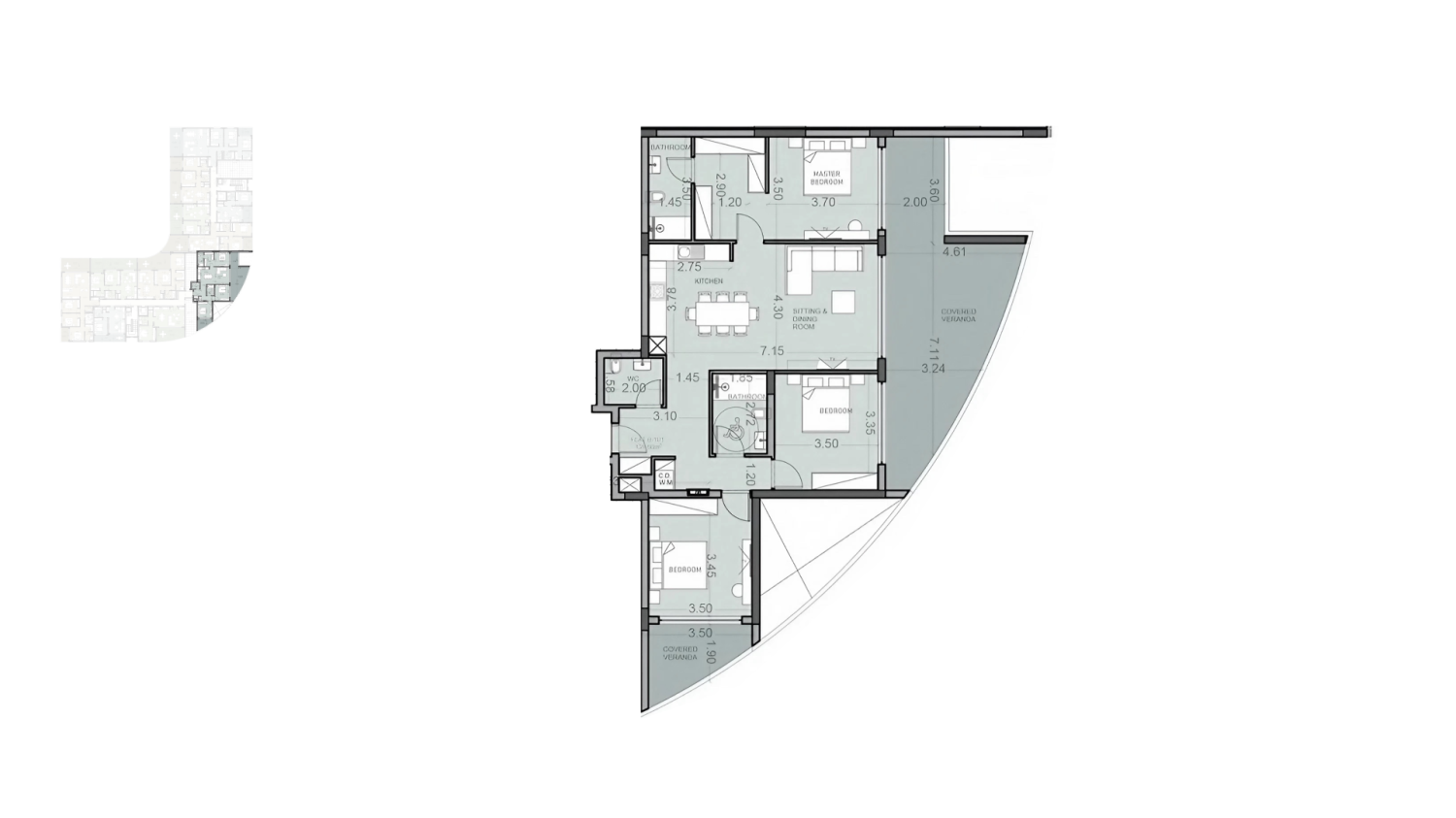 3 bedrooms Apartment in Paphos, Cyprus No. 65337