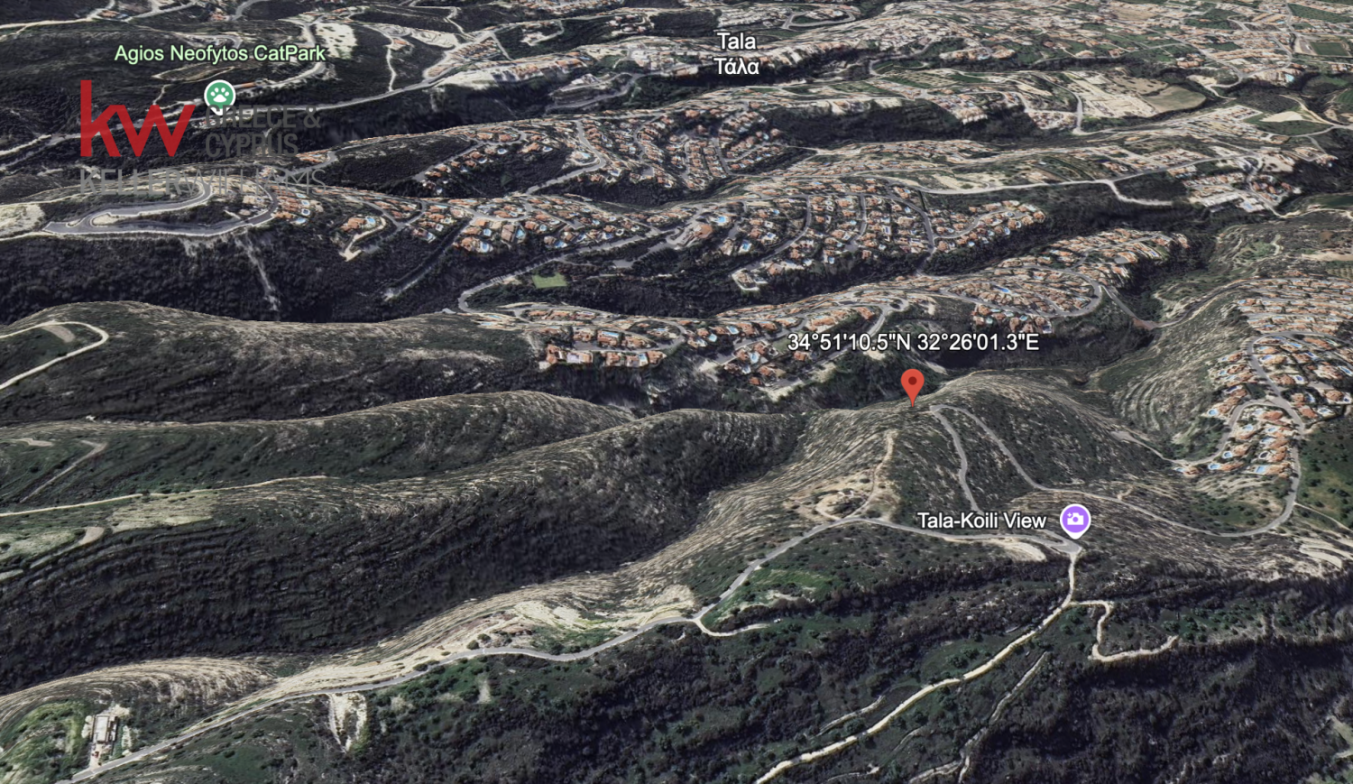 9700m2 Terrain à Koili, Paphos, Chypre No. 60619