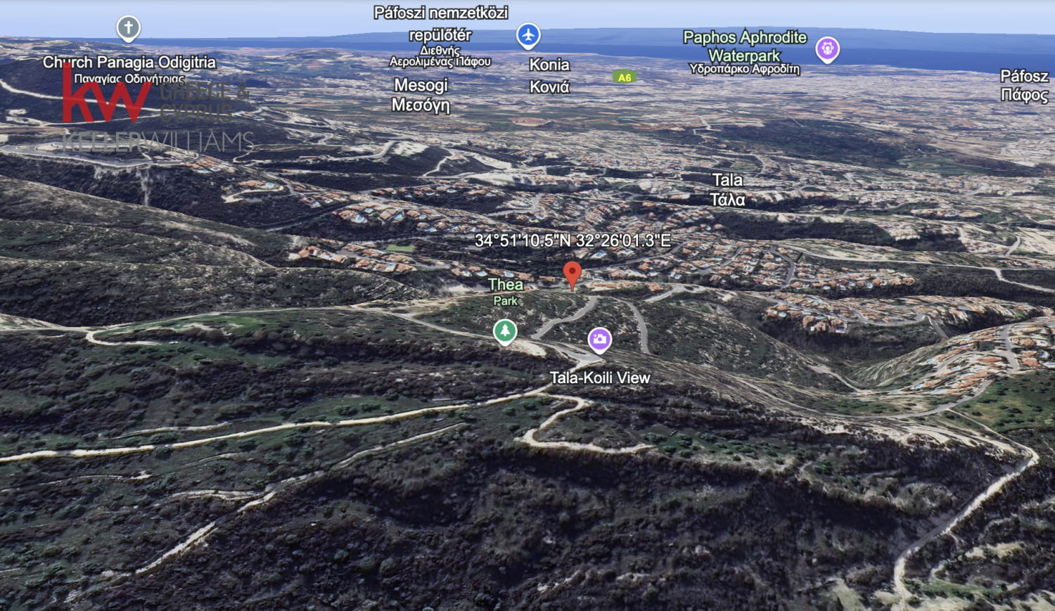 9700m2 Terrain à Koili, Paphos, Chypre No. 60619