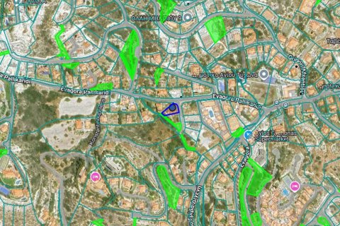 623m2 Terreno en Agios Tychonas, Limassol, Chipre No. 62540