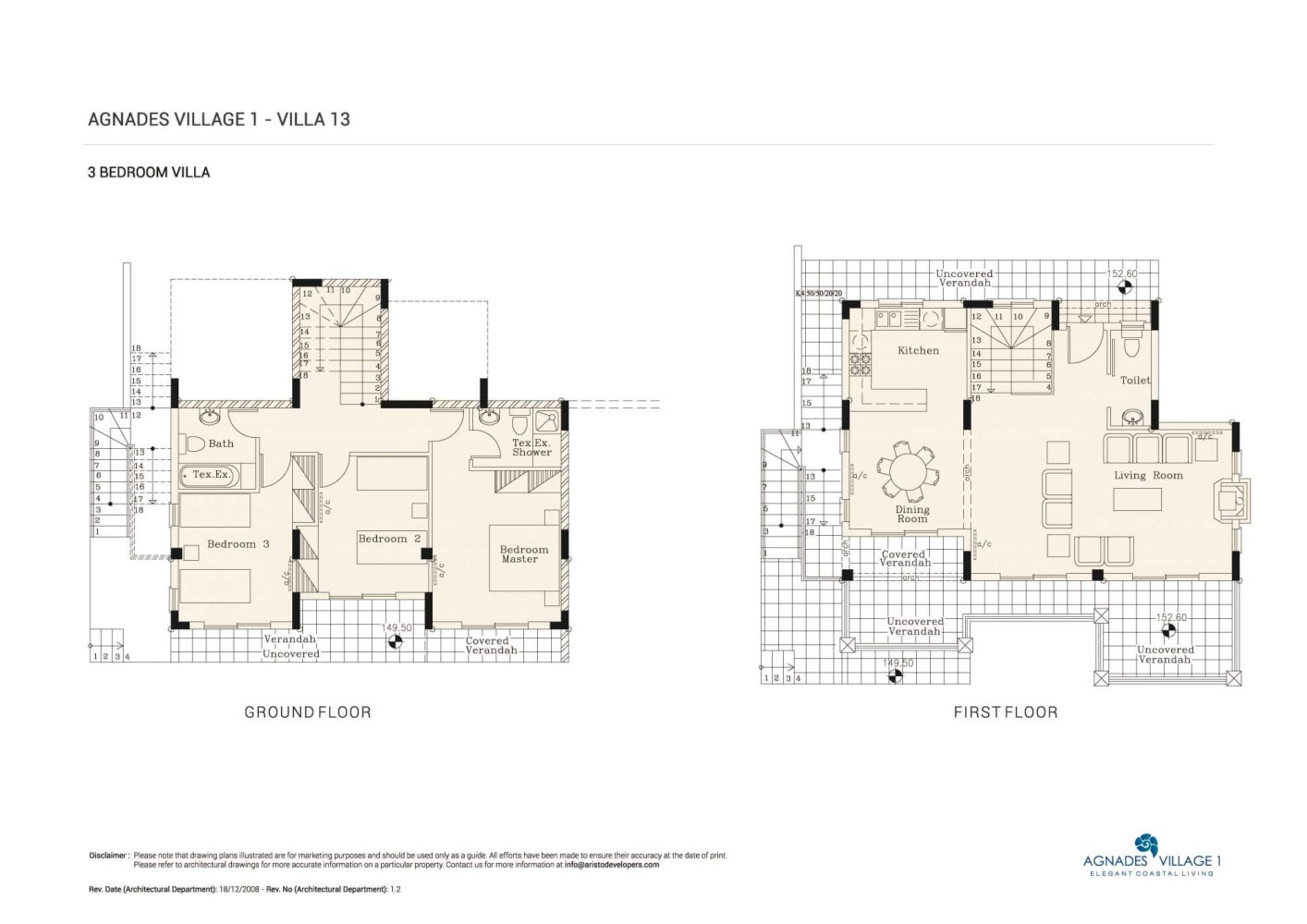 3 chambres Villa à Paphos, Chypre No. 65313