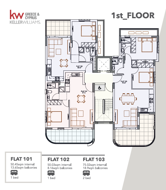 1 bedroom Apartment in Nicosia, Cyprus No. 62127