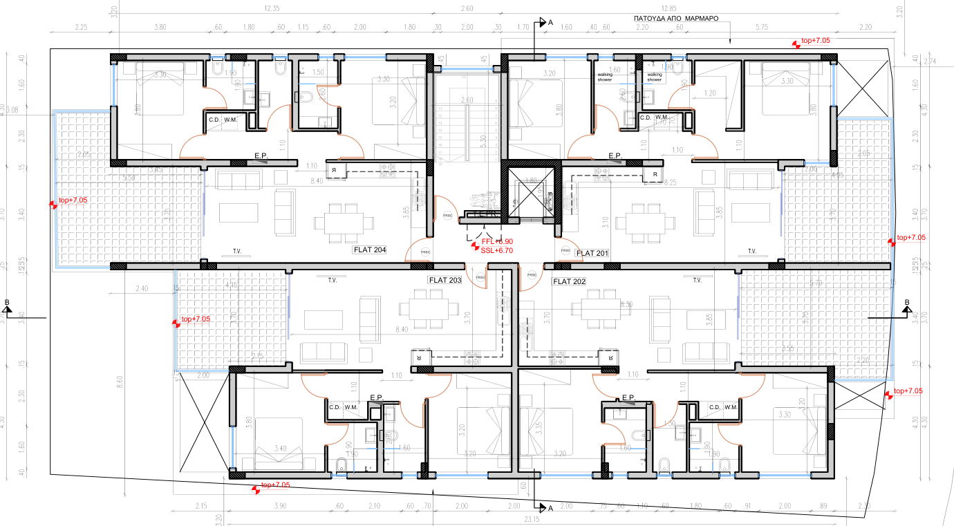 2 bedrooms Apartment in Larnaca, Larnaka, Cyprus No. 64145