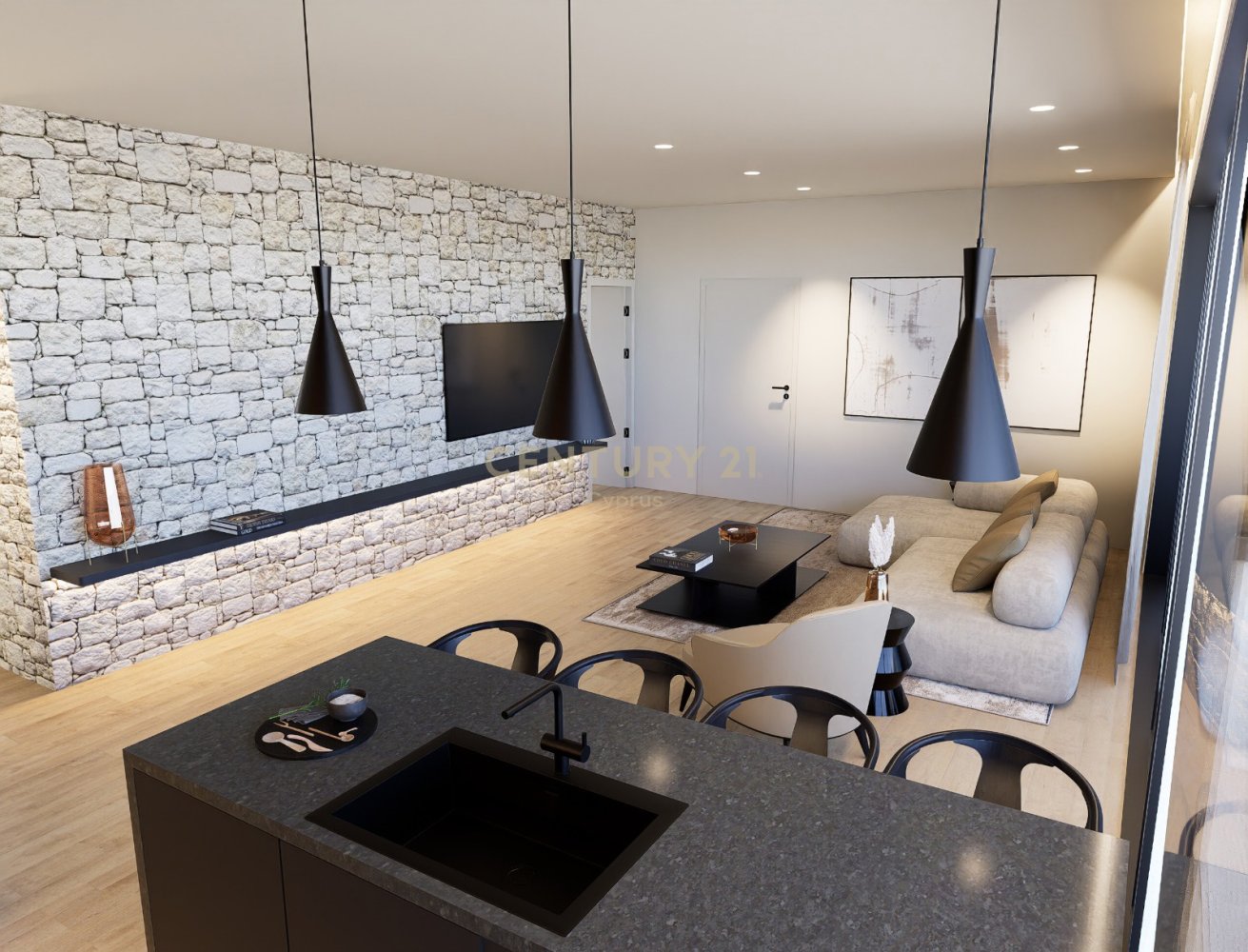 3 dormitorios Apartamento en Germasogeia, Limassol, Chipre No. 65435