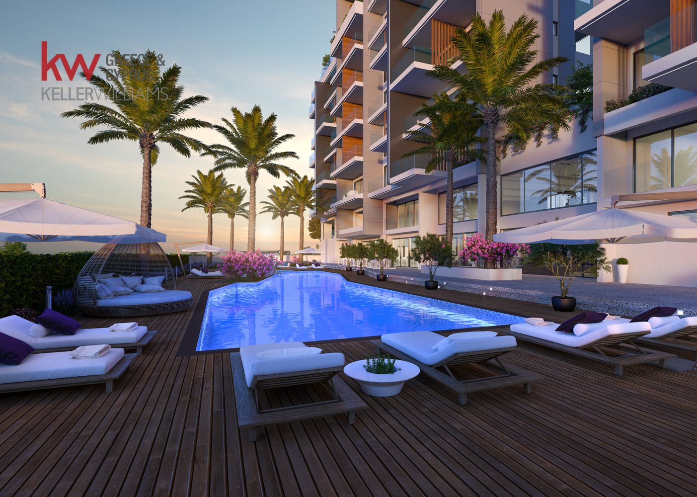 2 chambres Appartement à Paphos, Chypre No. 60595