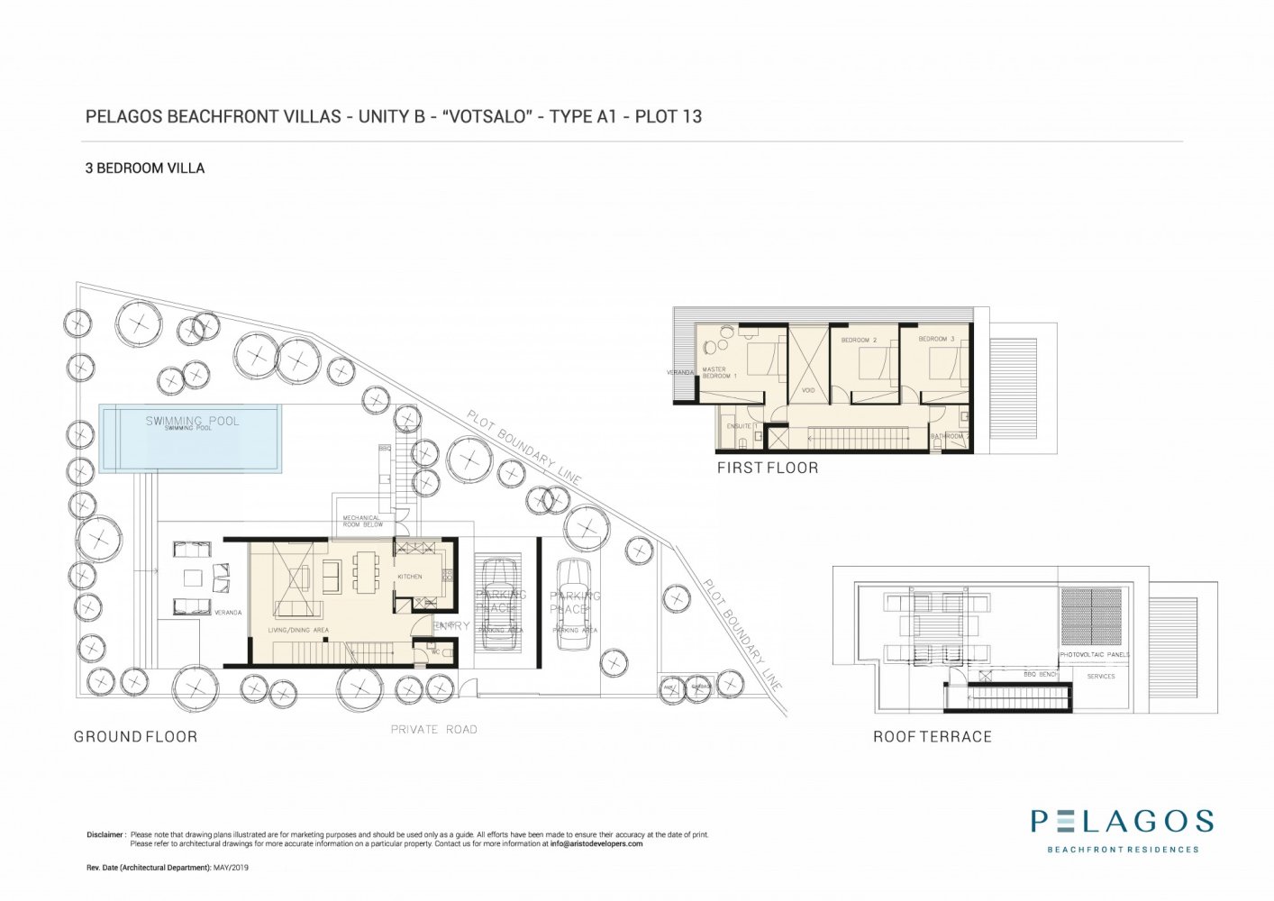 3 bedrooms Villa in Paphos, Cyprus No. 65387