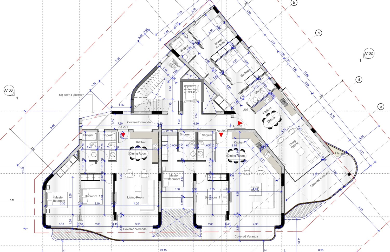 Квартира с 2 спальнями в Паралимни, Аммохостос, Кипр № 63862