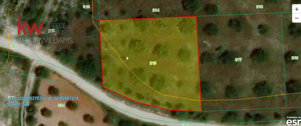 1356m2 Land in Mesa Chorio, Paphos, Cyprus No. 61978