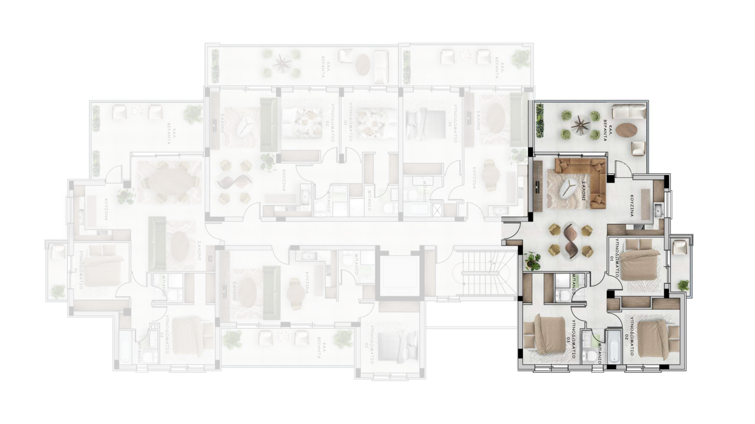 3 dormitorios Apartamento en Limassol, Chipre No. 65359