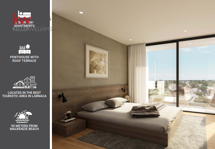 2 dormitorios Apartamento en Larnaca, Larnaka, Chipre No. 63313